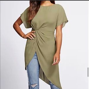 Tunic Blouse shirt size large New!